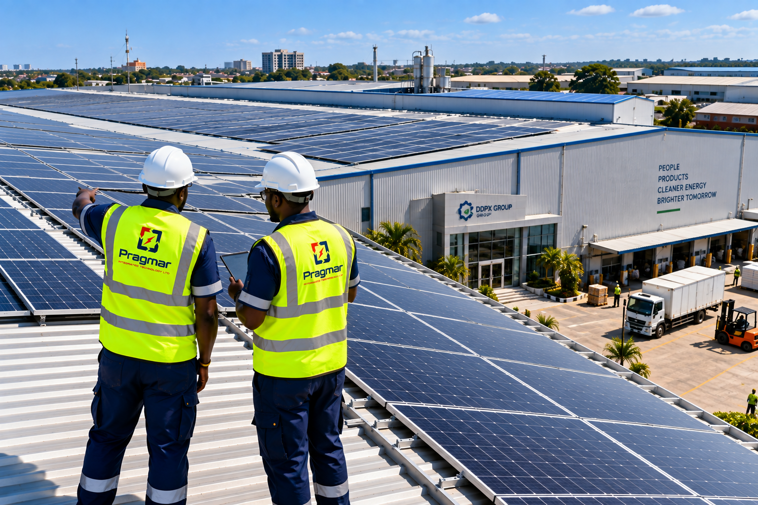 Pragmar commercial solar installation in Nigeria