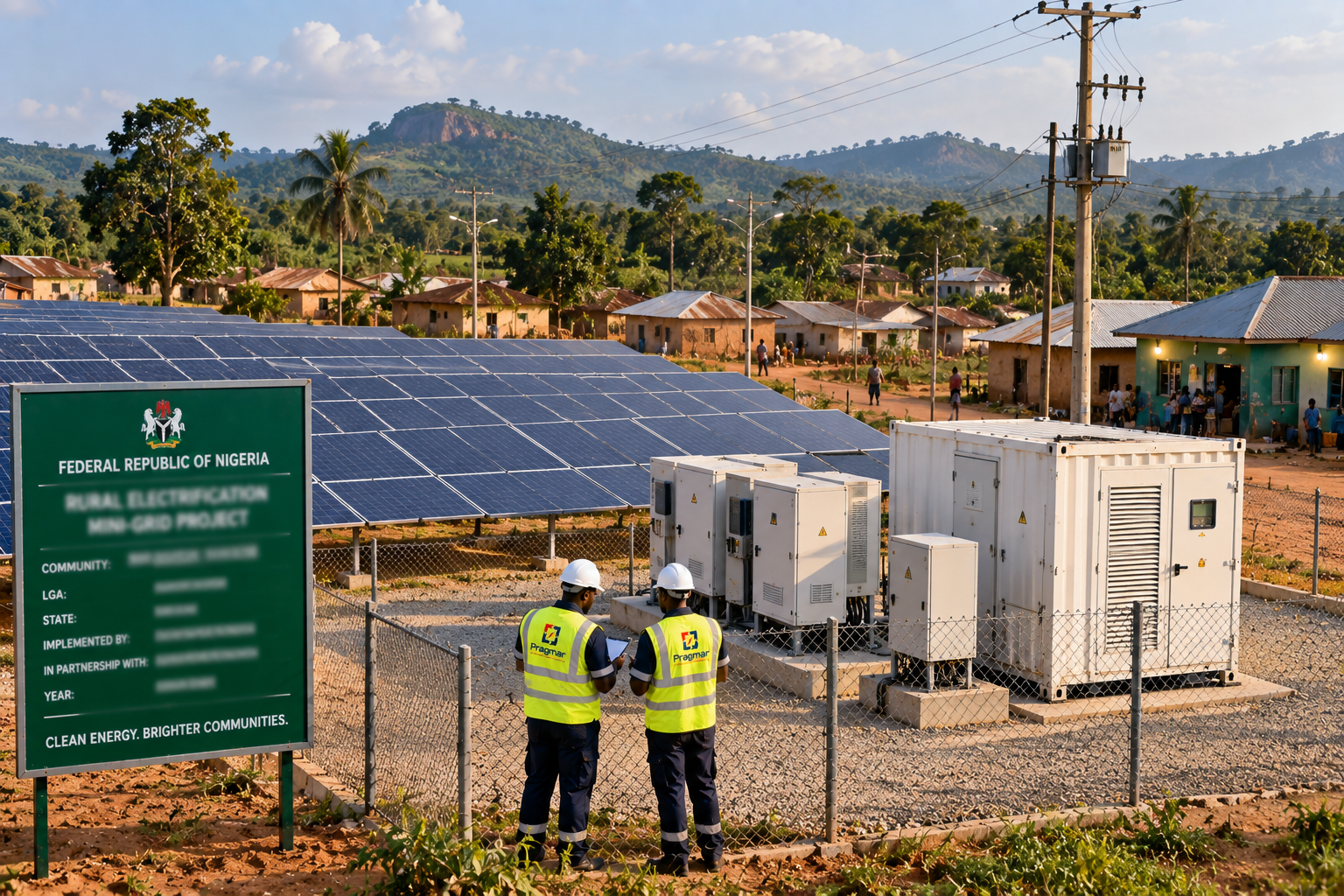 Pragmar solar mini-grid deployment in Nigeria