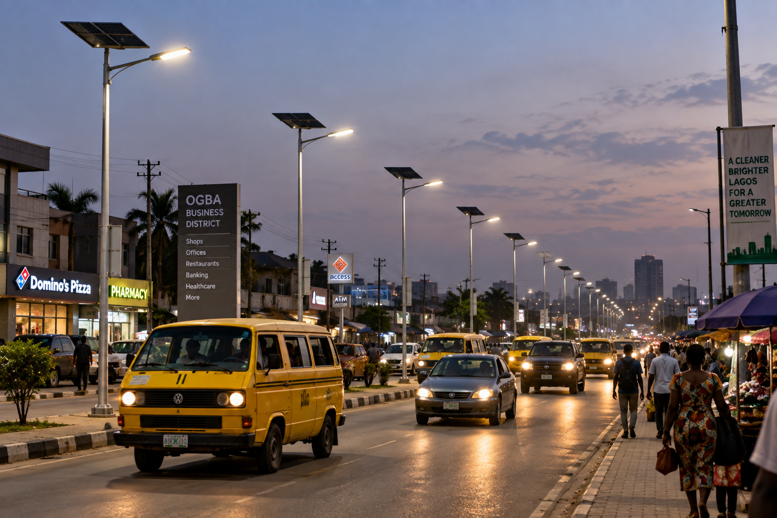 Pragmar solar street lighting solution in Nigeria