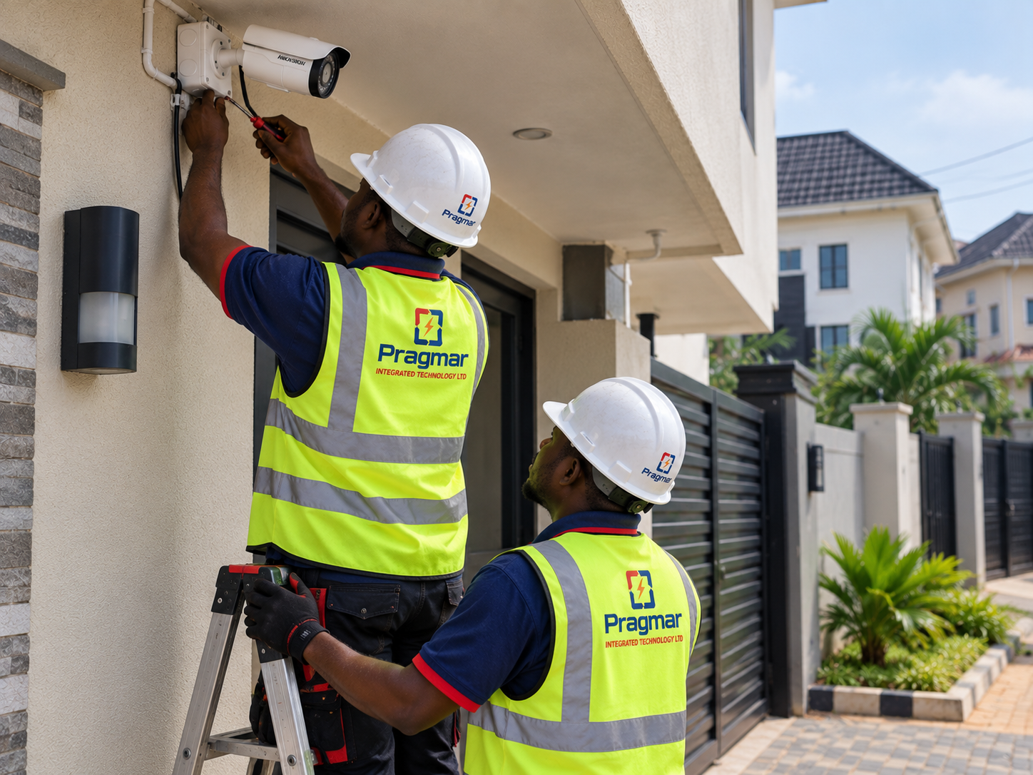 Pragmar CCTV installation technicians in Nigeria
