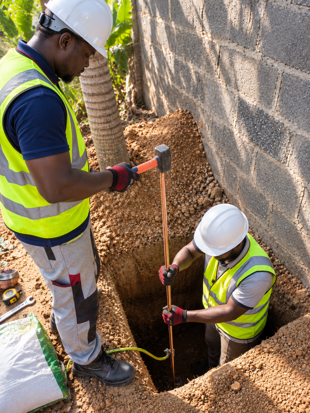Pragmar lightning protection and electrical earthing installation in Nigeria